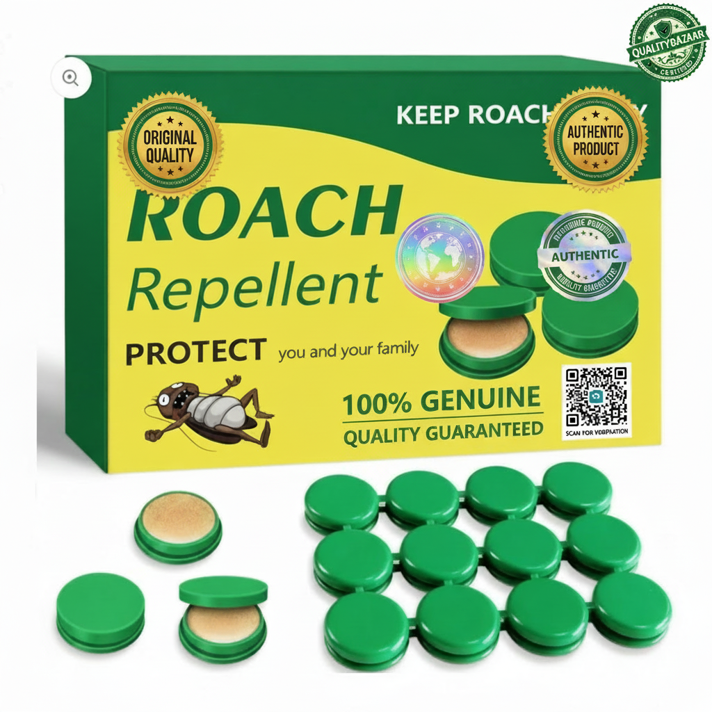 Cockroach Killer with Logo in Corner